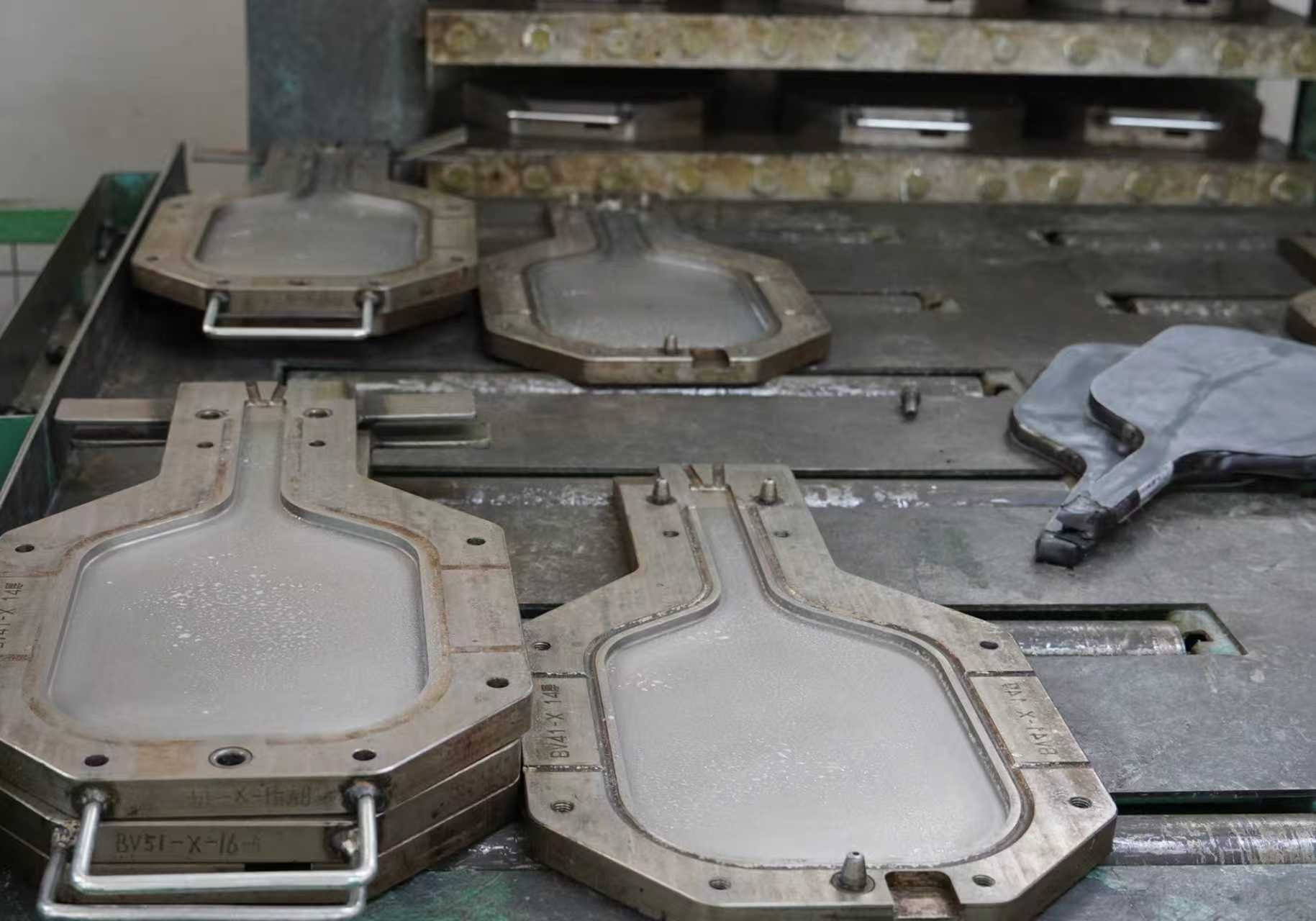 Thermoformed pickleball paddle molds and production equipment